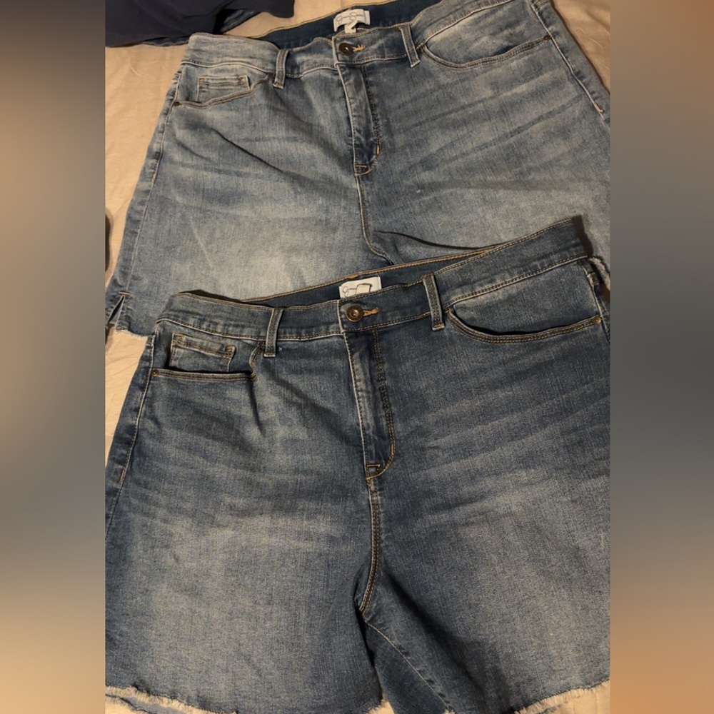 Jessica Simpson  Denim Shorts Set
